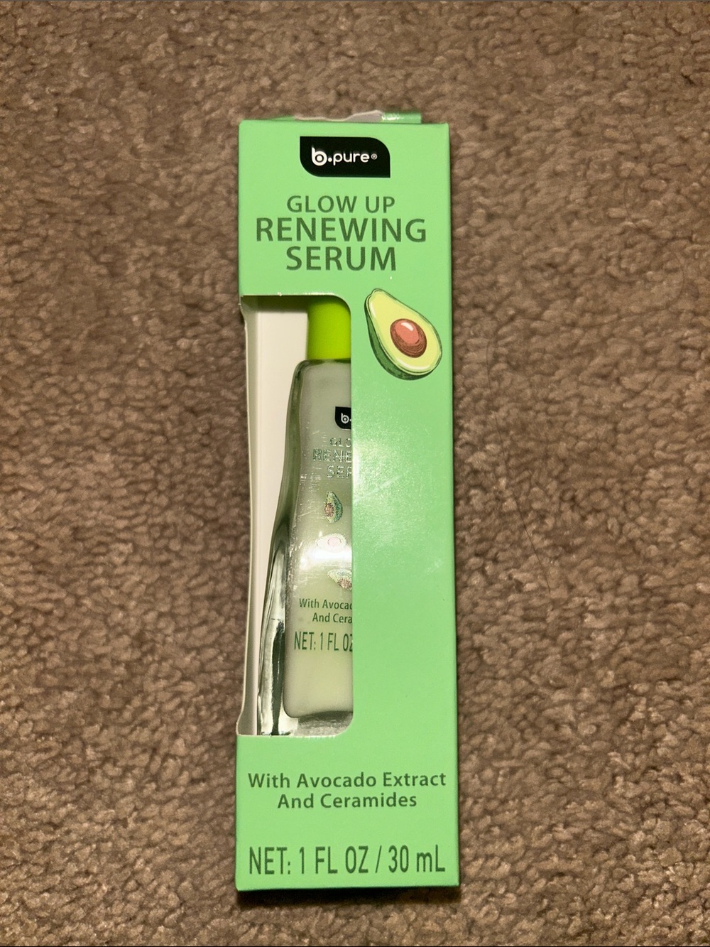 b.pure Glow Up Renewing Serum - Light Green